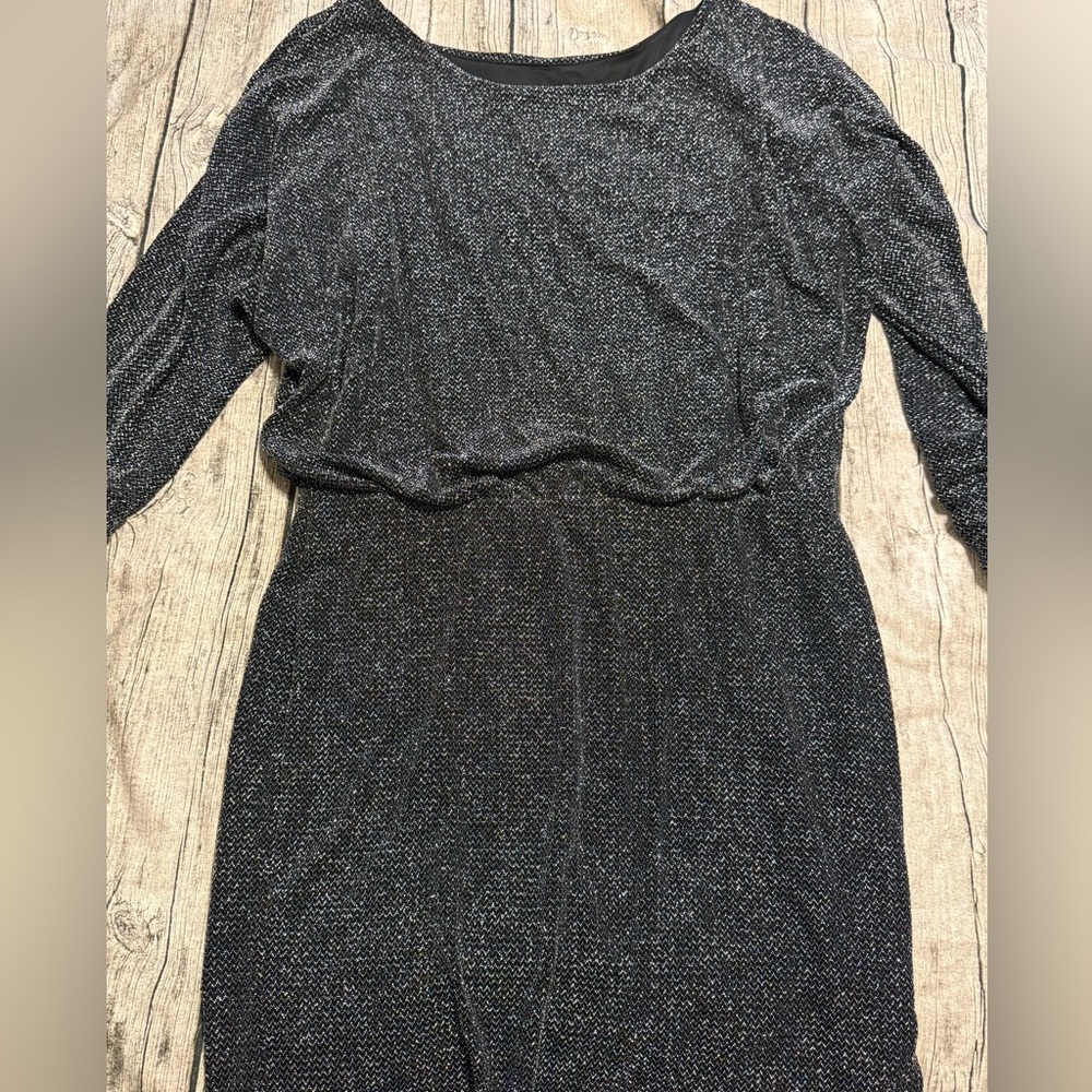 NWOT Shimmery metallic dress - New, Never worn. Pull-on style, stretchy